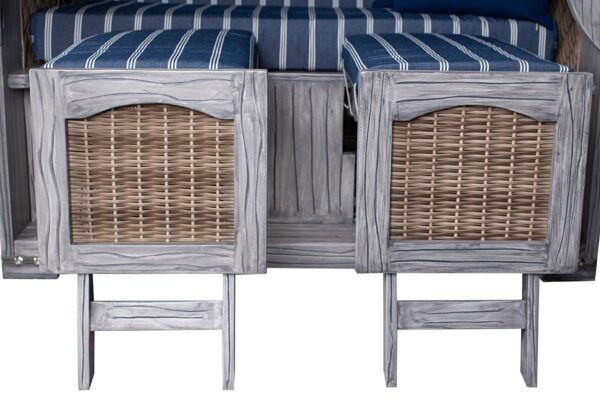 deVries Strandkorb Pure Seemöwe, Farbe white kubu-_7_ deVries Strandkorb Pure Seemöwe, Farbe white kubu