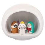 Alessi Krippe Presepe, Krippe mit Figuren