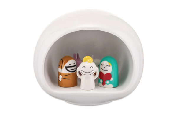 Alessi Krippe Presepe, Krippe mit Figuren