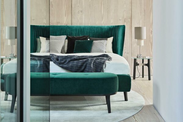 Bielefelder Werkstätten Bett Polo Bielefelder Werkstätten Bett Polo, dunkelgrün