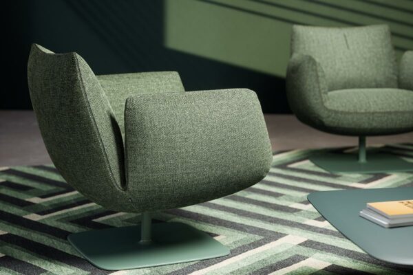 Cor Clubsessel Jalis Lounge Cor Clubsessel Jalis Lounge, Stoff grün