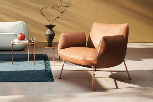 Cor Clubsessel Jalis Lounge Cor Clubsessel Jalis Lounge, Lederbezug cognac