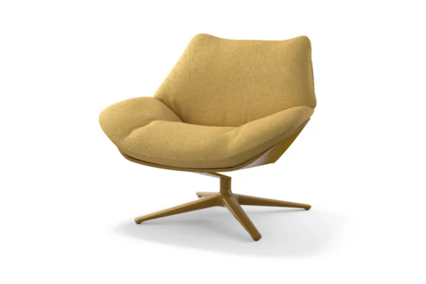 COR Cocktailsessel Shrimp COR Cocktailsessel Shrimp, gelber Stoffbezug, gelbes Gestell