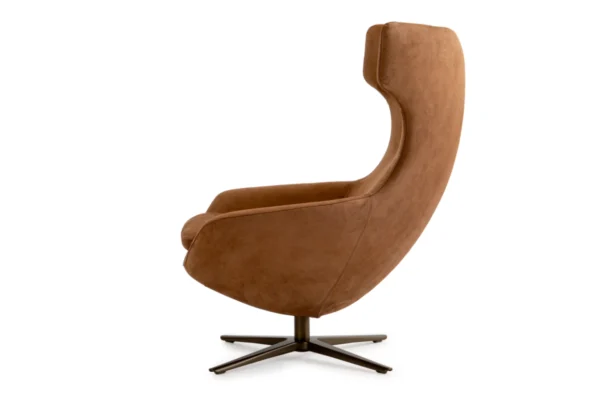 Leolux Caruzzo Sessel Limited Edition Leolux Caruzzo Sessel Limited Edition, Leder, Ansicht von der Seite