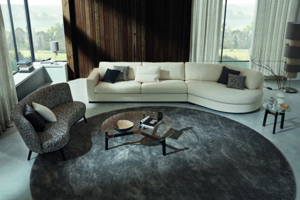 Bielefelder Werkstätten Sofa Inspiration Bielefelder Werkstätten Sofa Inspiration, mit rundem Abschlusselement