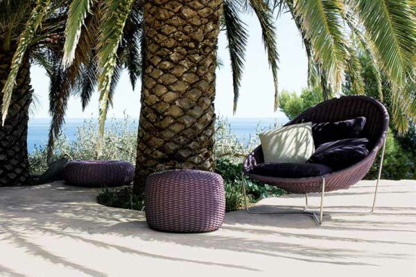 Paola Lenti Sessel Nido Paola Lenti Sessel Nido, lilanes Geflecht