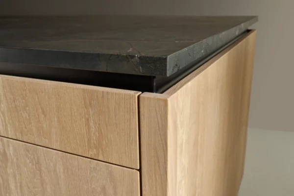 Team 7 pur Küche Team 7 pur Küche, Detail Arbeitsplatte