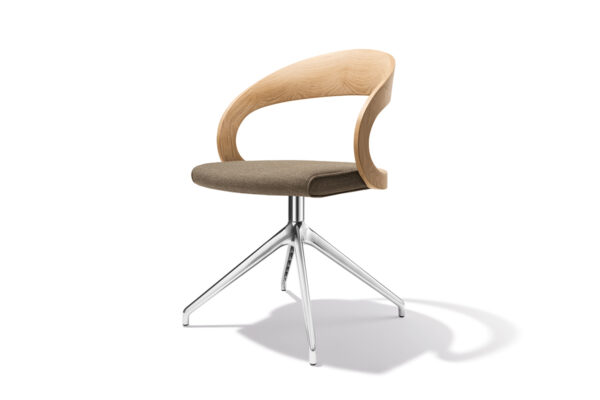 TEAM 7 Stuhl Girado TEAM 7 Stuhl Girado, helles Holz, Stoffsitz