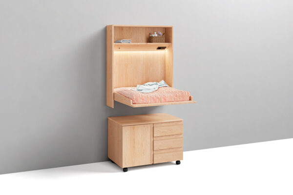 TEAM 7 kids Wandmodul TEAM 7 kids Wandmodul, Wickelkommode ausgeklappt
