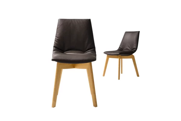 Team 7 Stuhl Lui Team 7 Stuhl Lui, Lederbezug braun