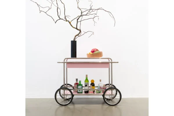 Tecta Servierwagen Tecta Servierwagen, in rosa