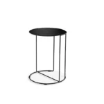 Walter Knoll Beistelltisch Oki, runte Tischplatte