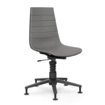 aeris Bürostuhl Linu Task, Federbein, auf Rollen, Bezug grau