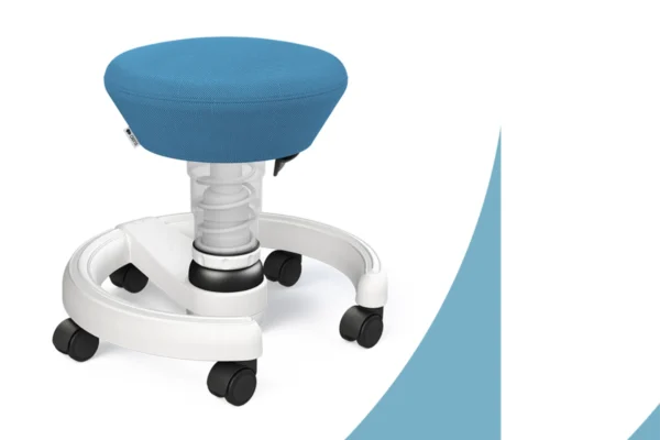 aeris swoppster, Gestell weiß, Bezug blau aeris swoppster, Gestell weiß, Bezug blau