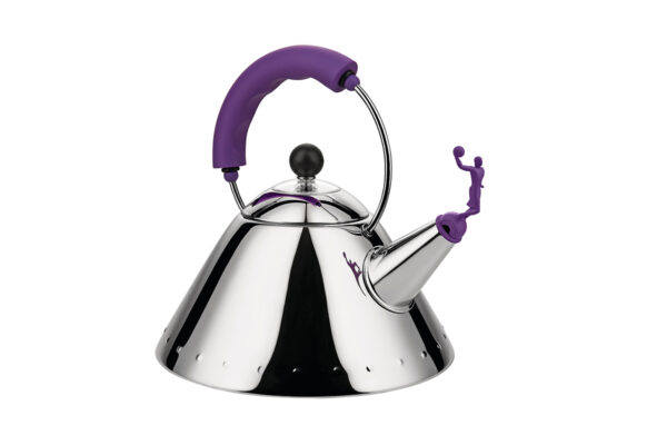 Alessi Wasserkessel Alessi Wasserkessel, lila Griff und Flöte