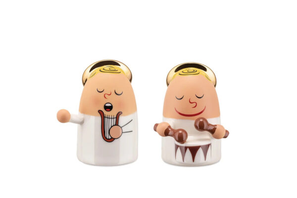 Alessi Figuren Angels Band, Figuren von vorne