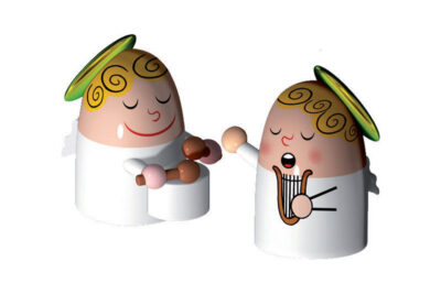 Alessi Figuren Angels Band, zwei Figuren