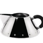 Alessi Rahmkännchen Michael Graves, Freisteller mit schwarzem Griff