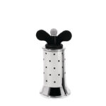 Alessi Pfefferstreuer Michael Graves, Freisteller mit schwarzem Griff