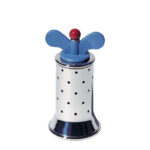 Alessi Pfefferstreuer Michael Graves, mit blauem Deckel
