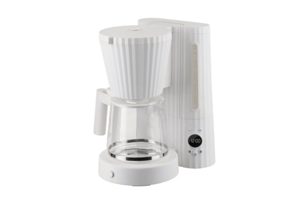 Alessi Kaffeemaschine Plissee Alessi Kaffeemaschine Plissee, weiß, Freisteller