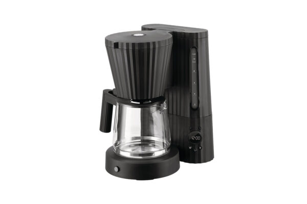 Alessi Kaffeemaschine Plissee Alessi Kaffeemaschine Plissee, schwarz Freisteller