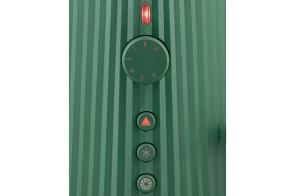 Alessi Toaster Plissé Alessi Toaster Plissé, grün, Bedienungsknöpfe