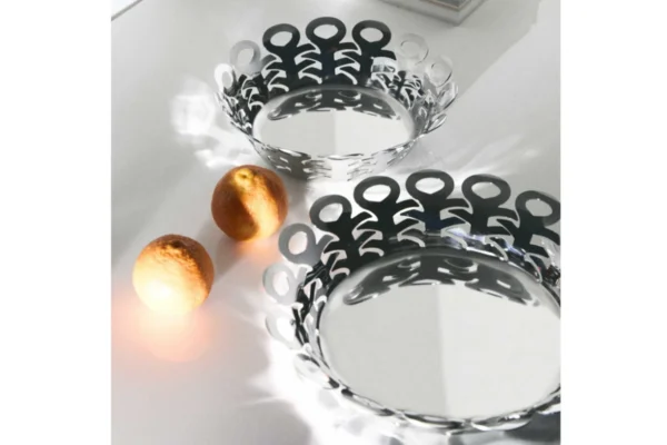 Alessi Schale Vimini Alessi Schale Vimini, zwei Schalen mit Mandarinen