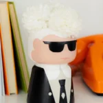 Blogo Vase Style mit weißen Blumen