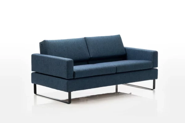 Brühl Sofa Tomo soft Brühl Sofa Tomo soft, blauer Stoffbezug, seitliche Ansicht