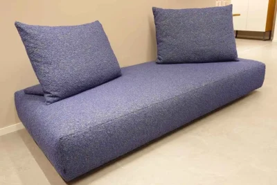Bullfrog Sofa Iwan, Farbe blau, mit zwei Rückenkissen, Bild 1