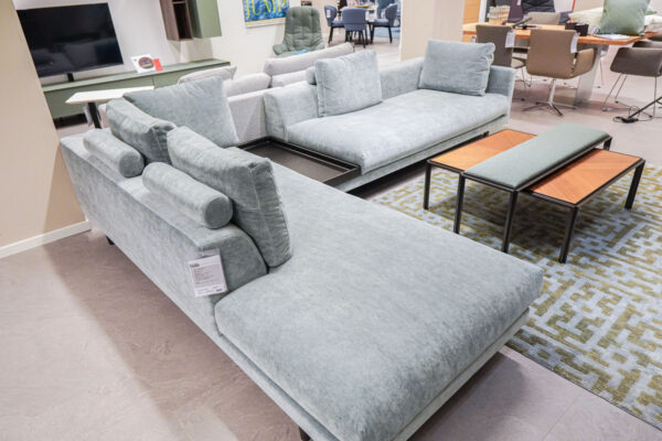 Bielefelder Werkstätten Sofa Long Island, Ansicht von hinten Bielefelder Werkstätten Sofa Long Island, Ansicht von hinten