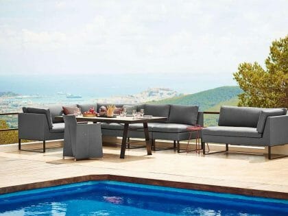 Cane-line Sofa und Tisch Flexx