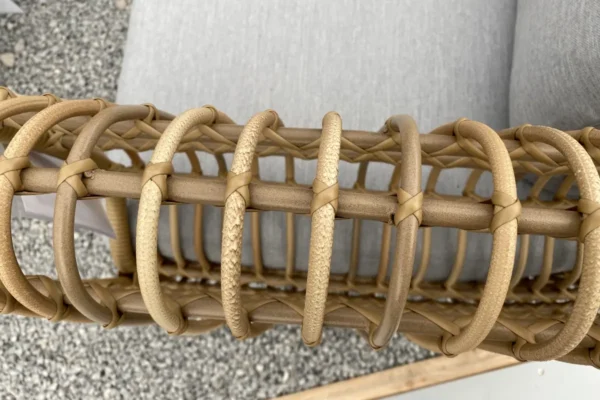 Cane-line Nest Sessel aus der Ausstellung, Detail Geflecht Cane-line Nest Sessel aus der Ausstellung, Detail Geflecht