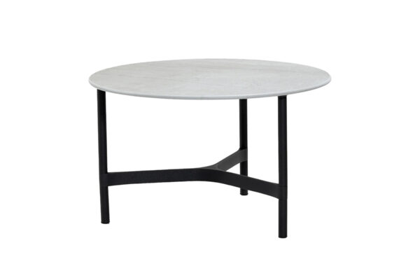 Cane-line Tisch Twist Cane-line Tisch Twist, helle Tischplatte, dunkles Gestell