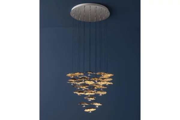 Catellani & Smith Hängeleuchte Gold Moon Catellani & Smith Hängeleuchte Gold Moon, hängend