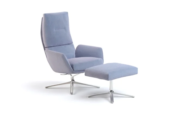 COR Sessel Cordia 26, mit hohem Rücken und Hocker COR Sessel Cordia 26, mit hohem Rücken und Hocker