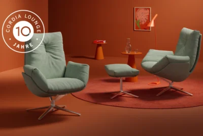 Bequemer Lounge Chair: COR Cordia Lounge. Jetzt zum Jubiläumspreis