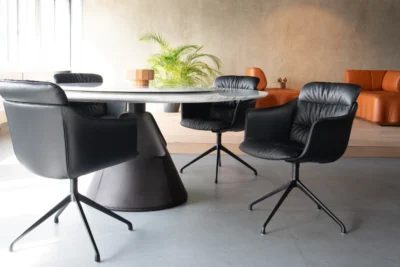 de Sede Stuhl DS-525, Leder schwarz