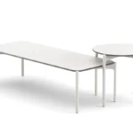 Dedon Izon, Beistelltisch und Couchtisch weiß