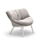 Dedon Club Chair Mbrace Alu, mit Sitz- und Rückenkissen