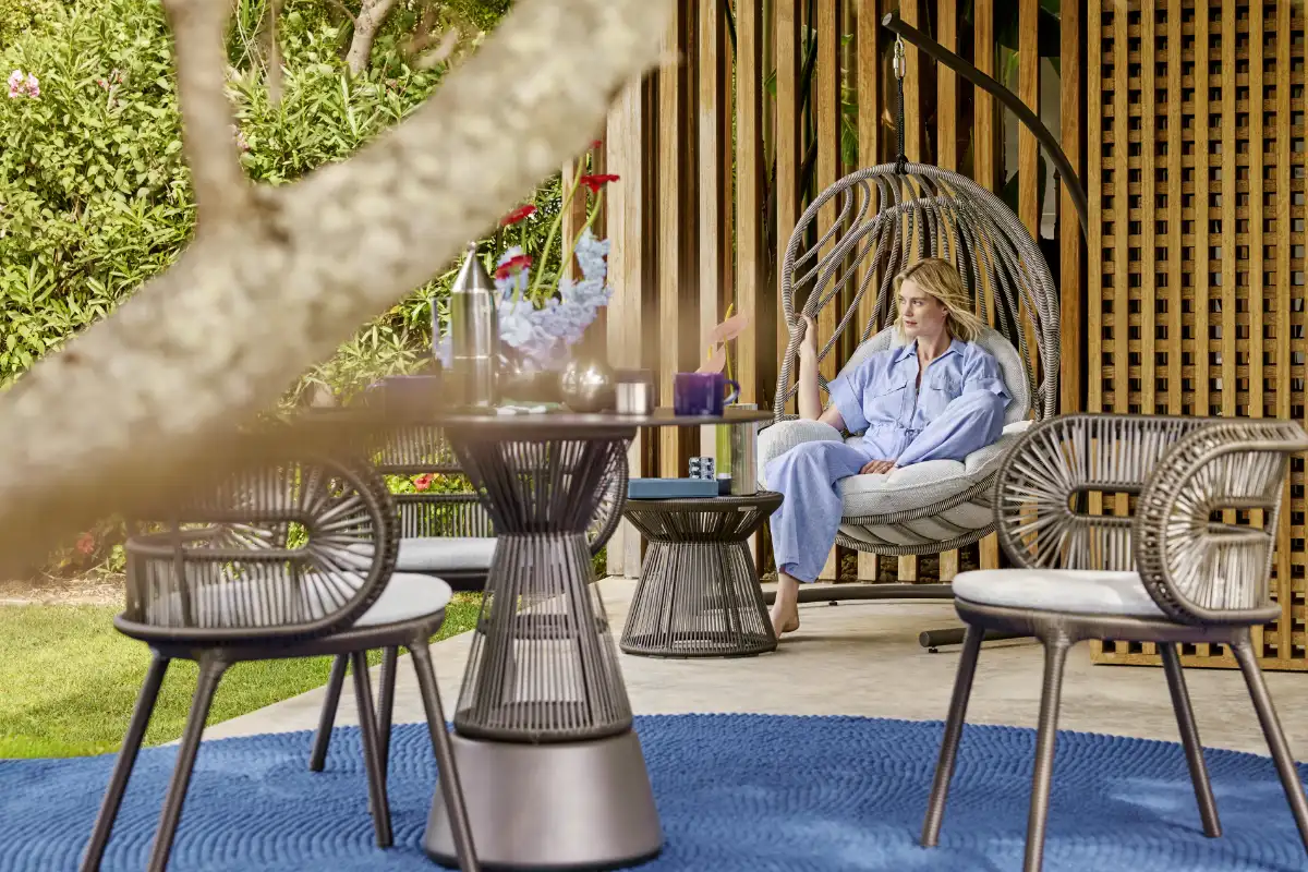 Dedon Hängesessel Kida, inklusive Gestell