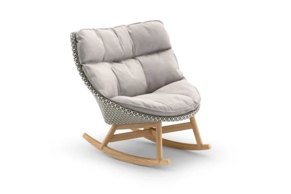 Dedon Schaukelstuhl Mbrace, inkl. Sitz und Rückenkissen beige Dedon Schaukelstuhl Mbrace, inkl. Sitz und Rückenkissen beige