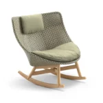 Dedon Schaukelstuhl Mbrace, inkl. Sitz und Nackenkissen