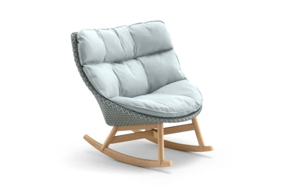 Dedon Schaukelstuhl Mbrace, inkl. Sitz und Rückenkissen blau Dedon Schaukelstuhl Mbrace, inkl. Sitz und Rückenkissen blau