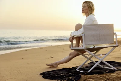 Dedon Sessel Seax, am Strand