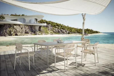 Dedon Stuhl Roii weiß