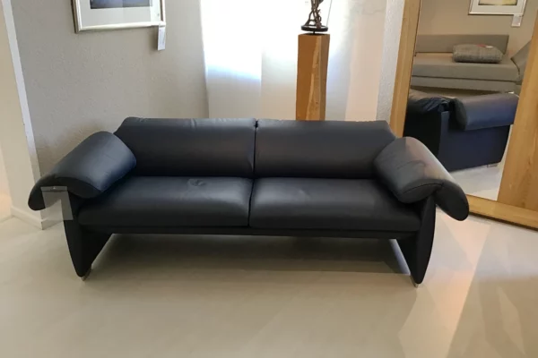de Sede Sofa DS-10 de Sede Sofa DS-10, Rückenlehne nach hinten geklappt