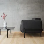 de Sede Sessel DS-21, grauer Stoffbezug