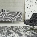 de Sede Sessel DS-144, schwarzes Leder